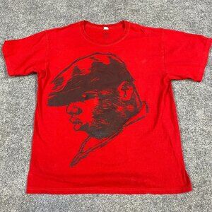 Maxi Milian Biggie Smalls T-shirt M Red 100% Cotton Sketch Drawing